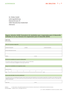 Seguro colectivo AGEH: formulario de reembolso para