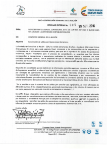 Circular Externa No. 005 de 2016