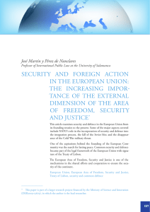 security and foreign action in the european union: the increasing