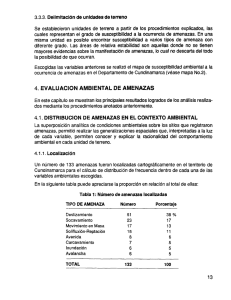 3.3.3. Dellmitaclón de unidades de terreno Se establecieron