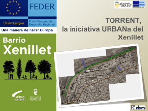 Ayuntamiento de Torrent. Proyecto URBAN de regeneración urbana