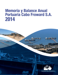 Memoria Anual 2014 - Portuaria Cabo Froward