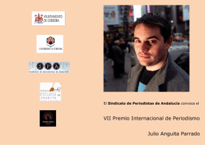 VII Premio Internacional de Periodismo Julio Anguita Parrado