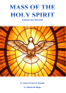 Mass of the Holy Spirit - Saint Louis University