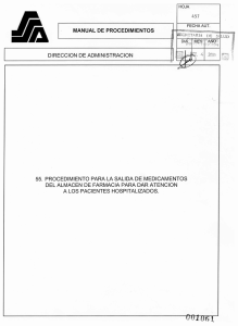 Page 1 HOJA 457 FECHA AUT. MANUAL DE PROCEDIMIENTOS