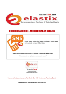 GUIA DE CONFIGURACION DE MODULO SMS EN ELASTIX