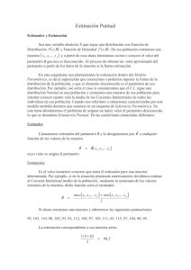 Capítulo 10. Estimación puntual.