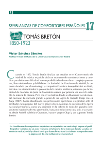 Víctor Sánchez Sánchez: Tomás Bretón (1850—1923)