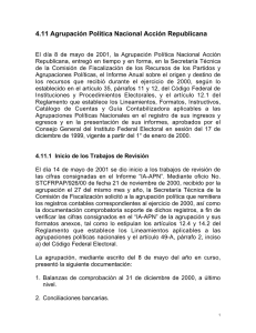 4.11 Agrupación Política Nacional Acción Republicana