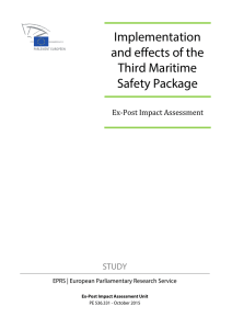 Implementation and effects of the Third Maritime Safety Package