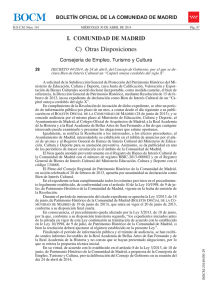 C) Otras Disposiciones - Boletín Oficial de la Comunidad de Madrid