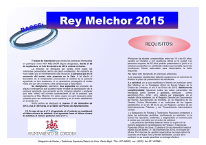 Rey Melchor 2015 - Ayuntamiento de Córdoba