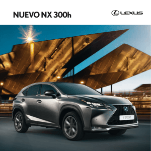NUEVO NX 300h - Lexus Canarias