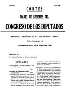 diario de sesiones - Congreso de los Diputados