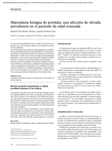 Hiperplasia benigna de próstata: una afección de elevada