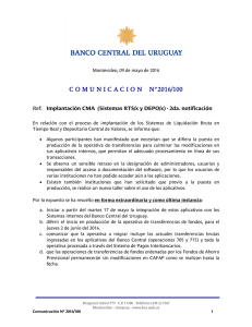 seggco16100 - Banco Central del Uruguay