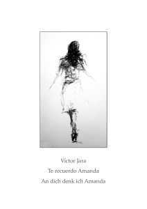 Víctor Jara Te recuerdo Amanda An dich denk