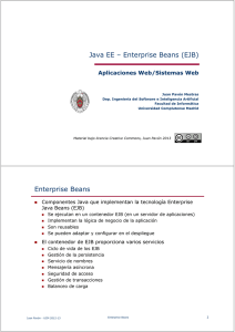 Java EE – Enterprise Beans (EJB) Enterprise Beans