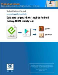 Guía para cargar archivos .epub en Android (Galaxy, XOOM, Liberty