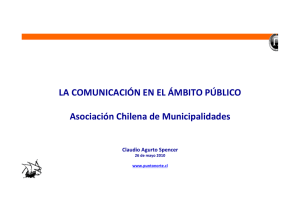 LA COMUNICACIÓN EN EL ÁMBITO PÚBLICO Asociación Chilena