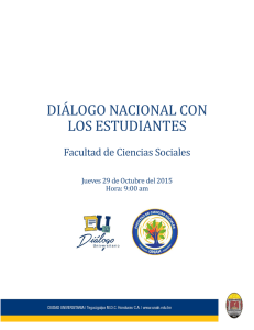 Minuta del Diálogo - Universidad Nacional Autónoma de Honduras