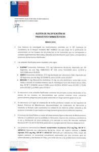 Alerta - Instituto de Salud Pública de Chile