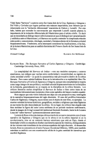738 Vidal llama "barrocos" a autores como Sor Juana Ines de Ia
