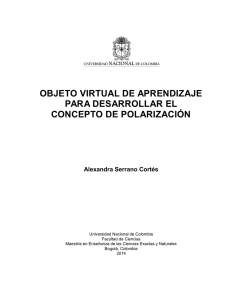 Objeto Virtual de Aprendizaje - Universidad Nacional de Colombia