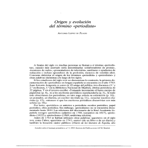 Origen y evolución del término «periodista»