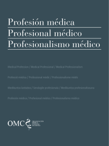 Profesión médica Profesional médico Profesionalismo