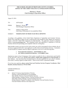 Page 1 THE SCHOOL BOARD OF BROWARD COUNTY, FLORIDA