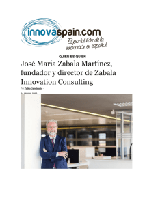 José María Zabala Martínez, fundador y director de Zabala