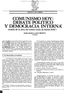 COMUNISMO HOY: Y DEMOCRACIA INTERNA