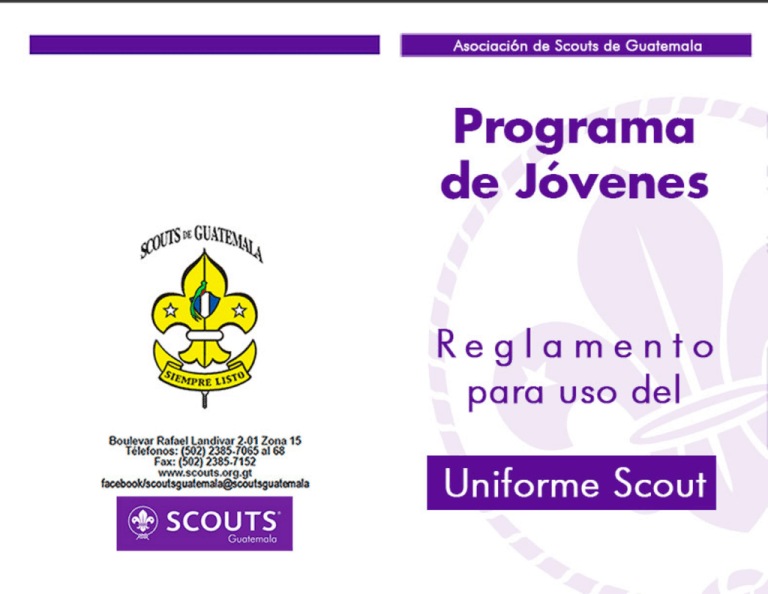 Uniforme de Unidad Scout Uniforme de Unidad Scout