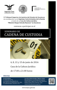 Page 1 CASA DE LA CULTURA JU RÍDICA ZACATECAS Suprema