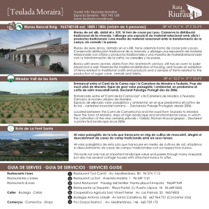 Q Riurau Bancal Roig —965740158 ext. 1800i 1806 (mínim de 5