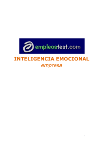 INTELIGENCIA EMOCIONAL empresa