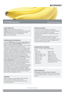 PLÁTANO (banana)