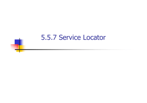 5.5.7 Service Locator