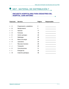 PDF - DISASTER info DESASTRES