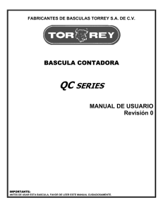qc series - Básculas Torrey
