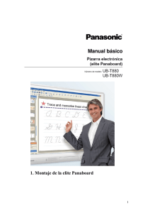Manual Básico de Montaje Pizarra Digital Panasonic