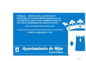 documento i - Ayuntamiento de Níjar