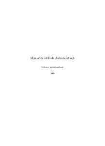 Manual de estilo de Andeshandbook