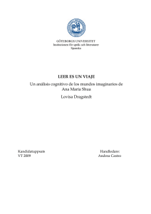 LEER ES UN VIAJE Un análisis cognitivo de los mundos