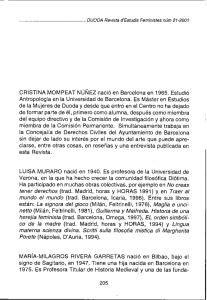 CRISTINA MOMPEAT NUNEZ nacio en Barcelona en 1965