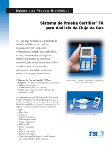 Sistema de Prueba Certifier® FA para Análisis de Flujo de Gas