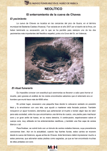 Neolítico. El enterramiento de la cueva de Chaves