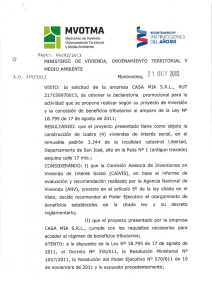 A.D. 279/201 - Agencia Nacional de Vivienda