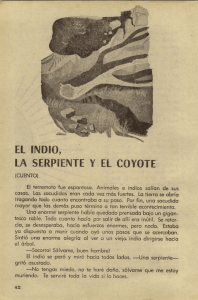 EL INDIO, LA SERPIENTE Y EL COYOTE